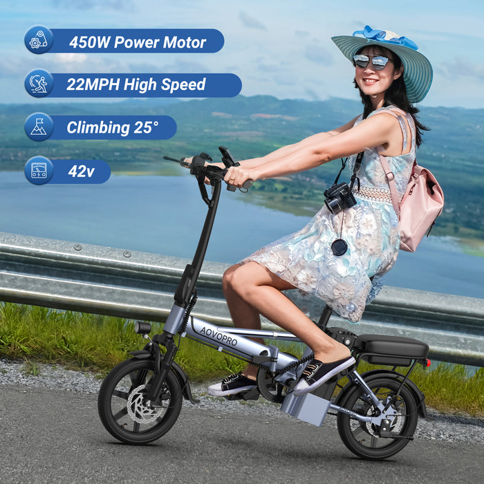 AOVOPRO EB60 Electric Bike 500W 48V
