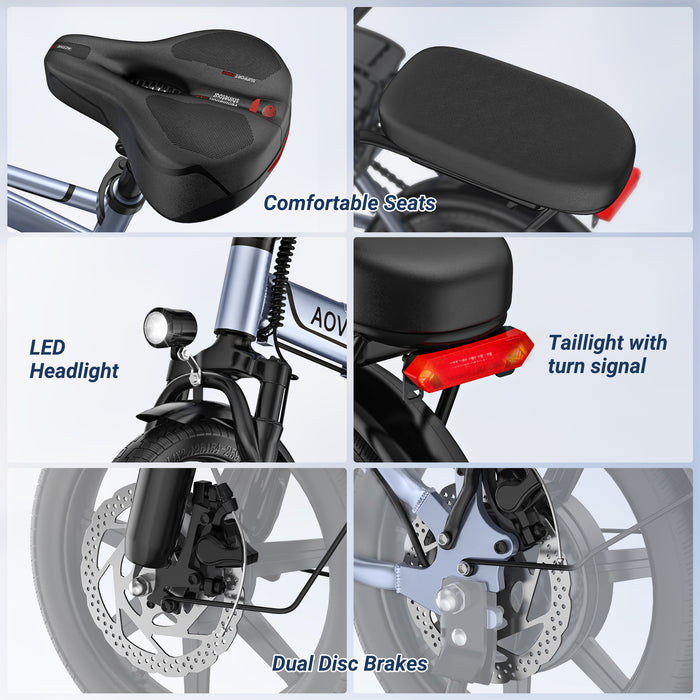 AOVOPRO EB60 Electric Bike 500W 48V
