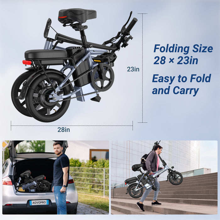 AOVOPRO EB60 Electric Bike 500W 48V